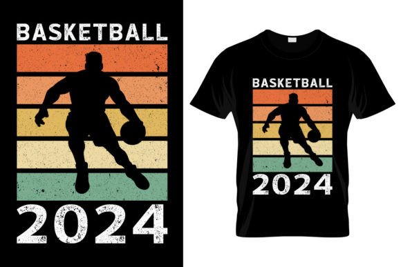 Basketball 2024 T-Shirt Design Graphics