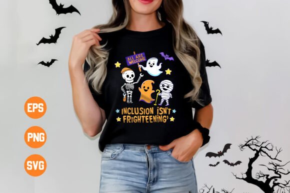 Inclusion Isn’t Frightening Halloween Graphics