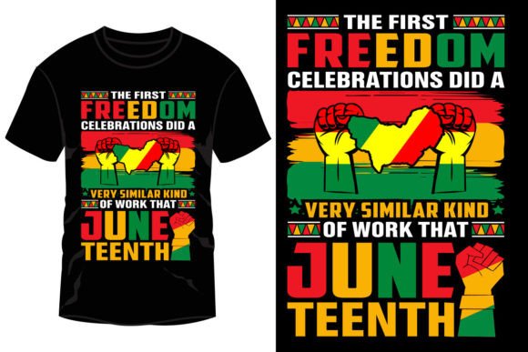 Juneteenth T-Shirt Design 2024 Graphics