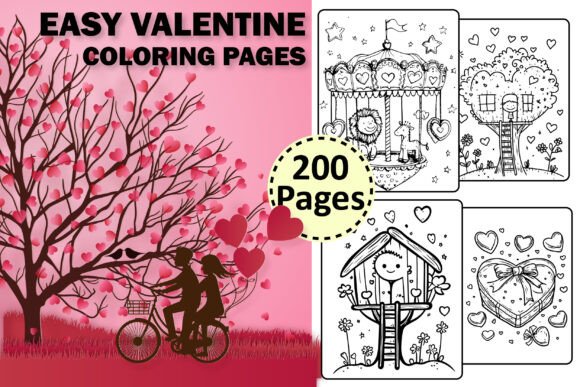 Valentine’s Day Coloring Pages & Graphics for Kids