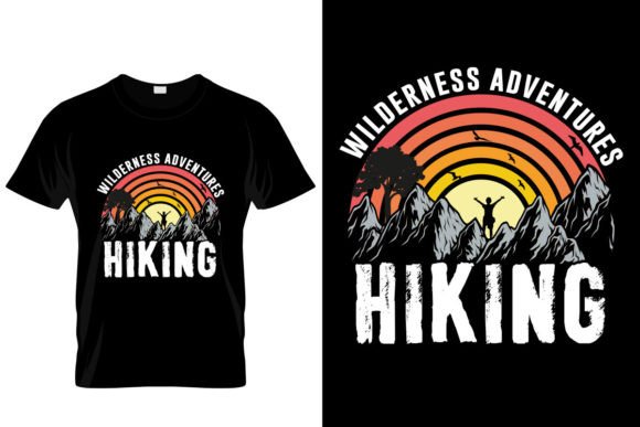 Wilderness Adventures Hiking Graphics & T-Shirt Designs